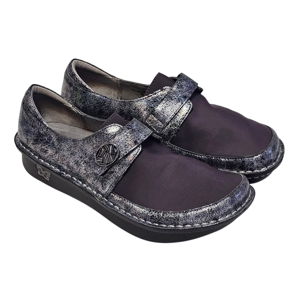 Alegria DEN-735 Moon Shadow Leather Comfort Mary Jane Clogs Sz EU 40 US 9.5-10 - Picture 1 of 14